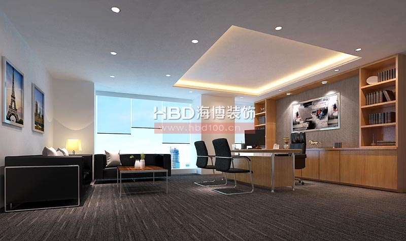 廣州誠(chéng)琛投資咨詢(xún)公司辦公室裝修 經(jīng)理辦公室