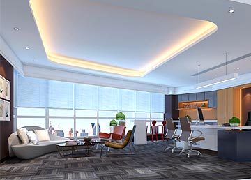 萬銀投資公司辦公室裝修設(shè)計