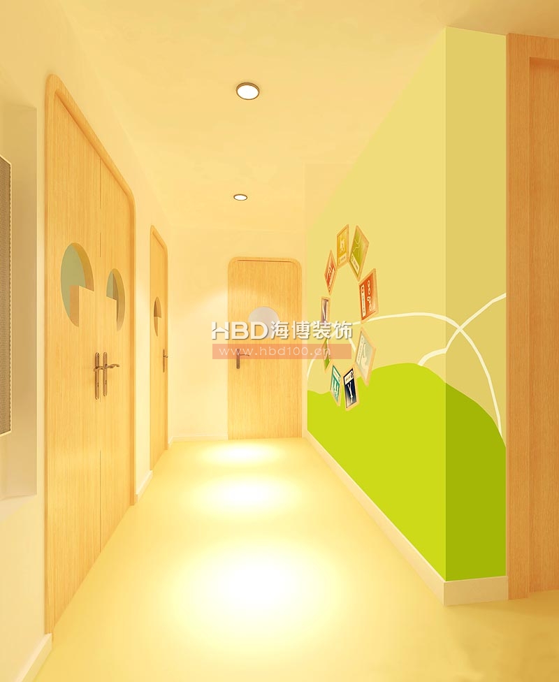 捷愛兒培訓(xùn)中心修設(shè)計 走道