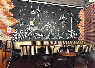 東岳大廈Loft工業(yè)風(fēng)咖啡館設(shè)計(jì)裝修實(shí)景