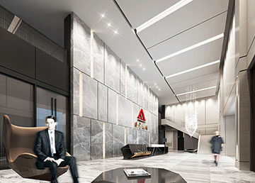 地產(chǎn)營銷中心辦公樓裝修設(shè)計 佳龍集團(tuán)
