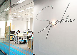 完工案例 廣告公司辦公室裝修設(shè)計實景圖